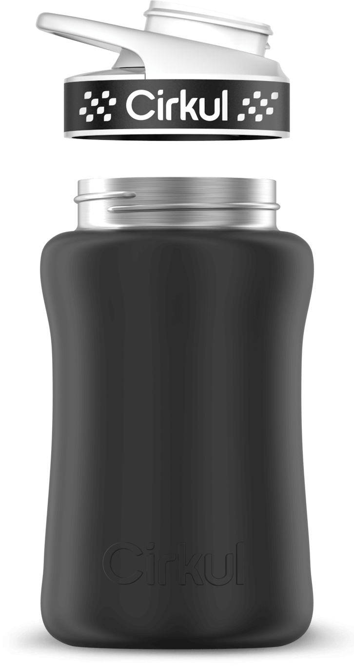 Custom 12oz. Stainless Steel Bottle & Comfort Grip Lid