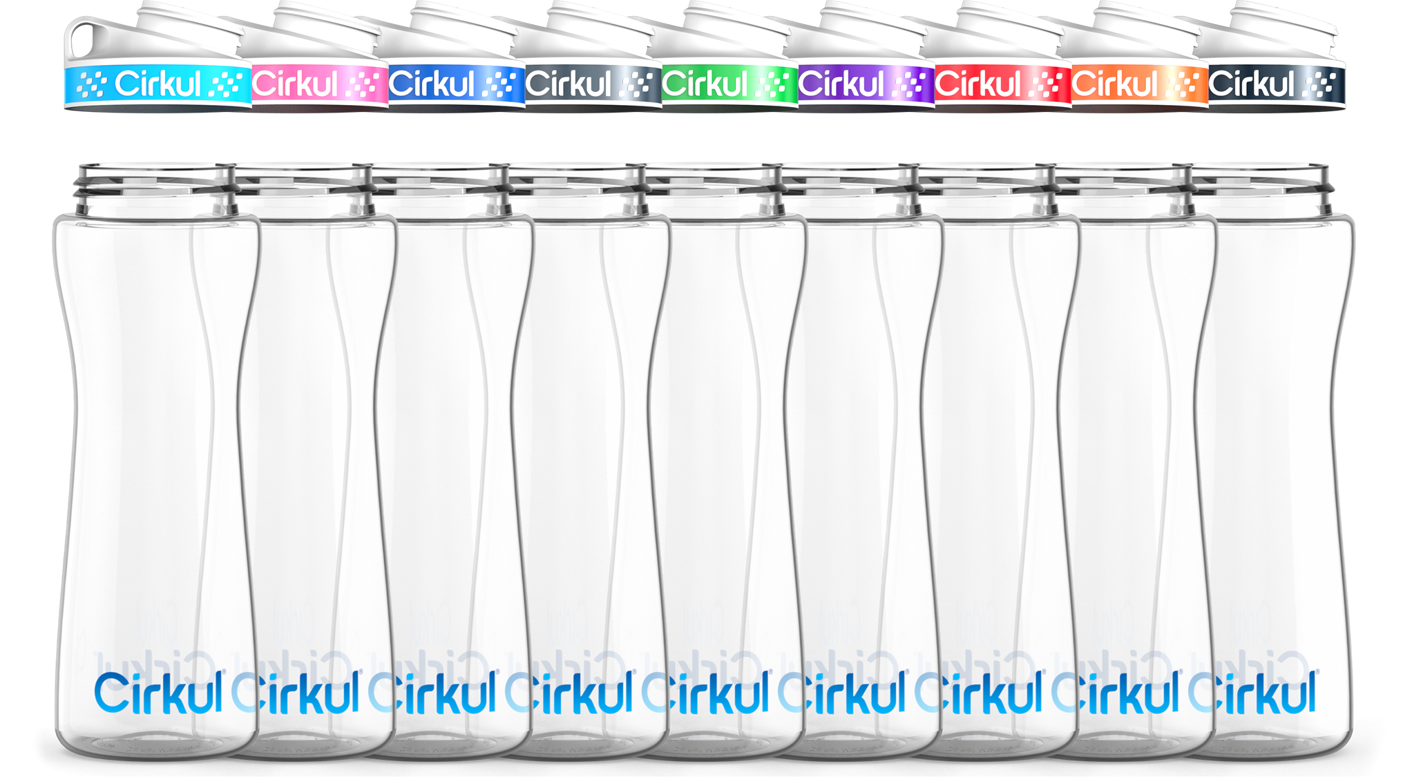 22oz. Plastic Bottle & Comfort Grip Lid