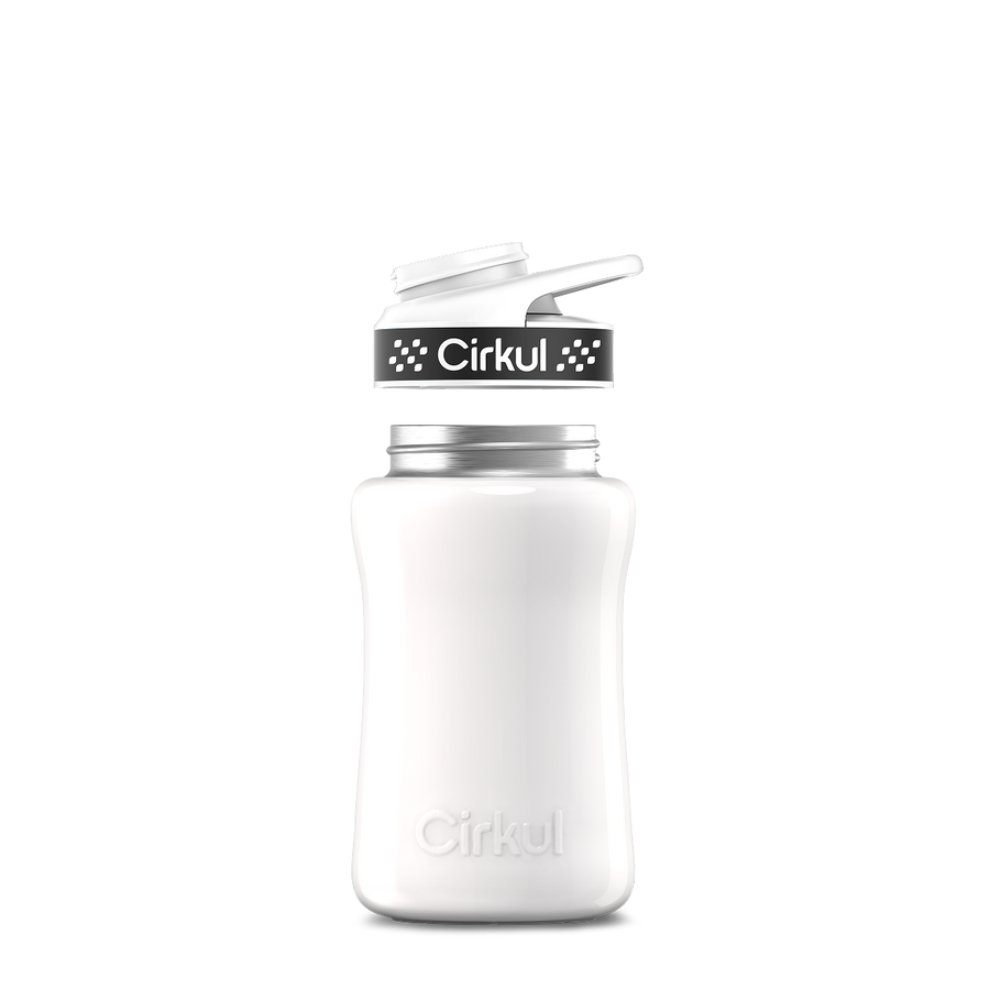 12oz. Stainless Steel Bottle & Comfort Grip Lid