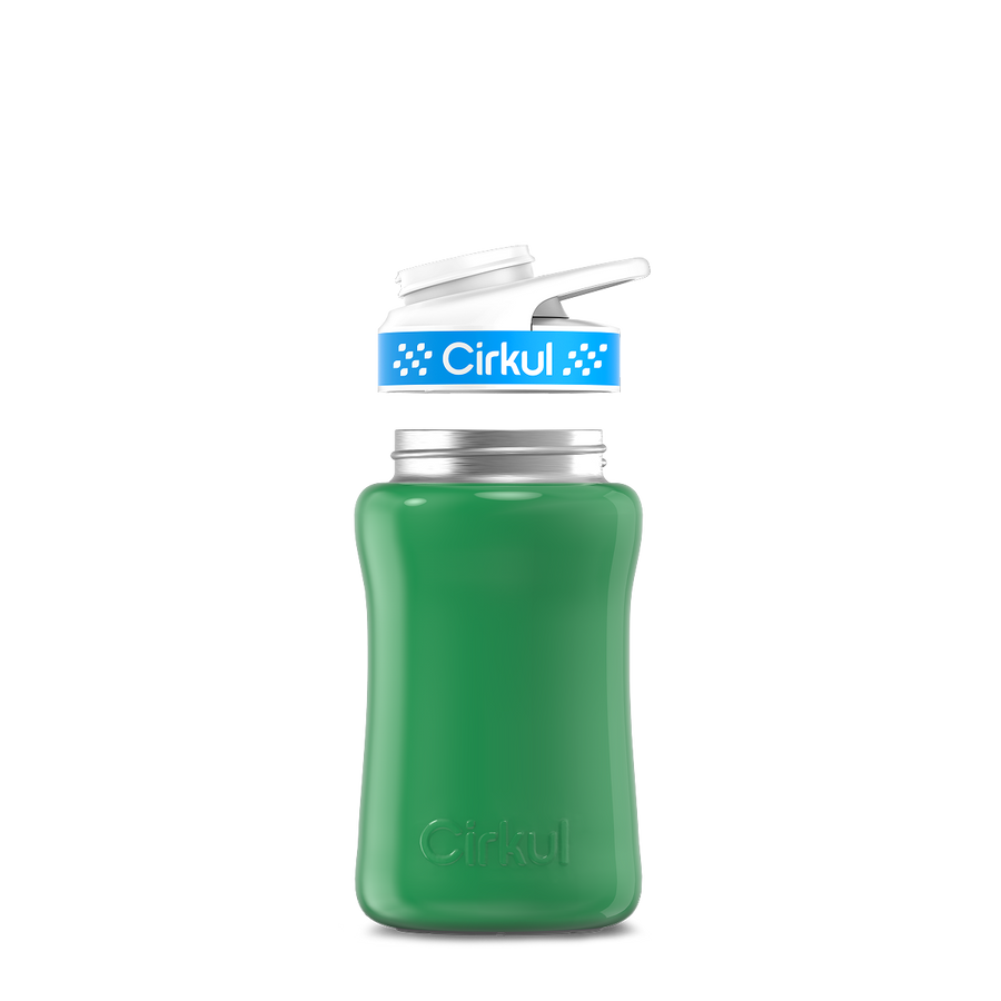 12oz. Stainless Steel Bottle & Comfort Grip Lid
