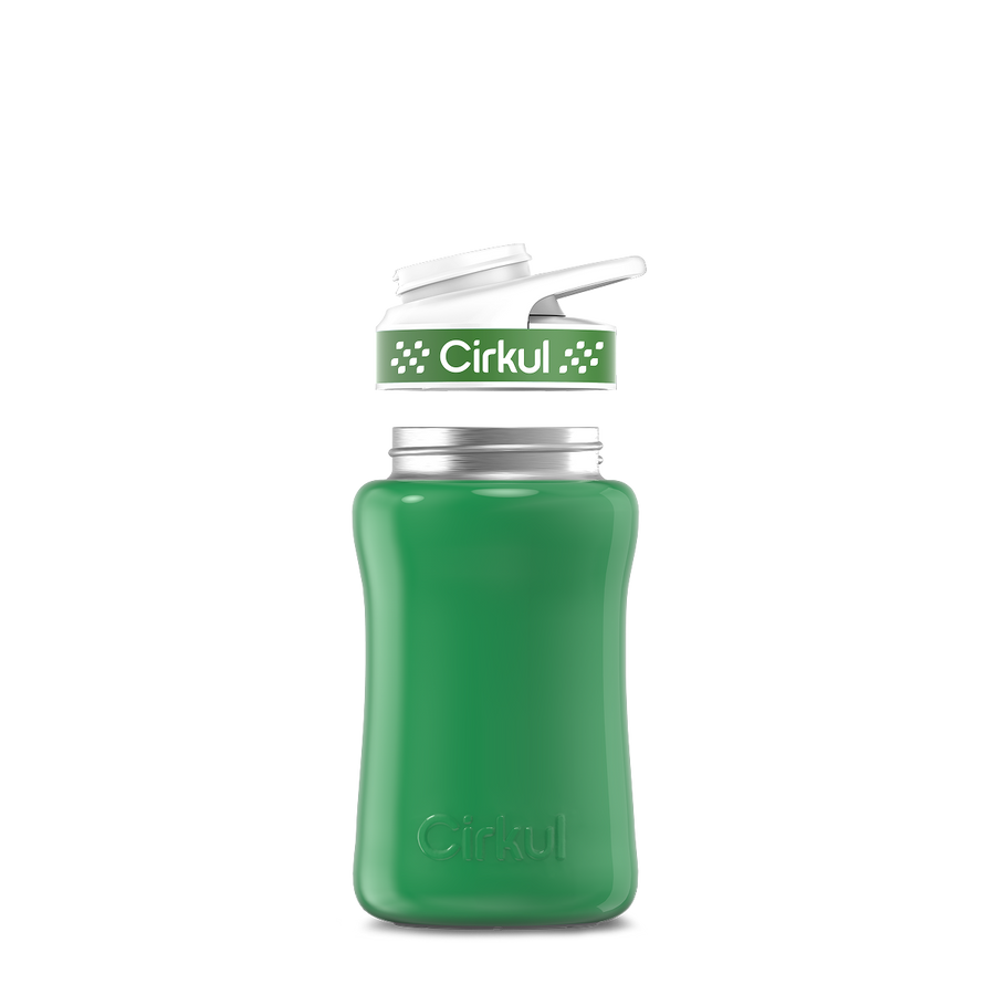 12oz. Stainless Steel Bottle & Comfort Grip Lid