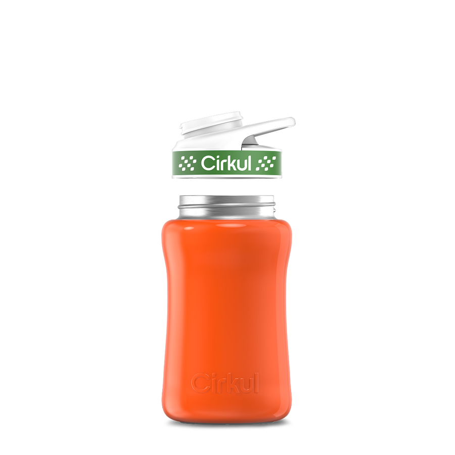 12oz. Stainless Steel Bottle & Comfort Grip Lid