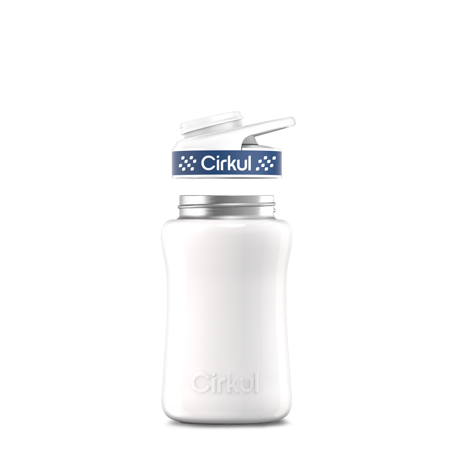 12oz. Stainless Steel Bottle & Comfort Grip Lid