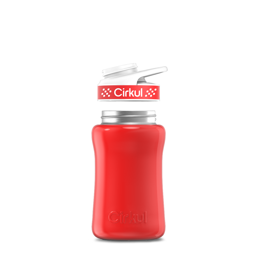 12oz. Stainless Steel Bottle & Comfort Grip Lid