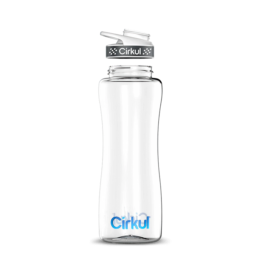 Custom 32oz. Plastic Bottle & Comfort Grip Lid