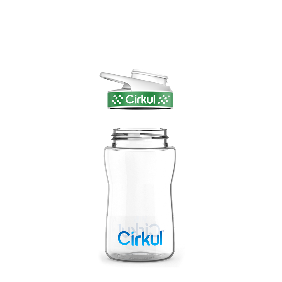 12oz. Plastic Bottle & Comfort Grip Lid