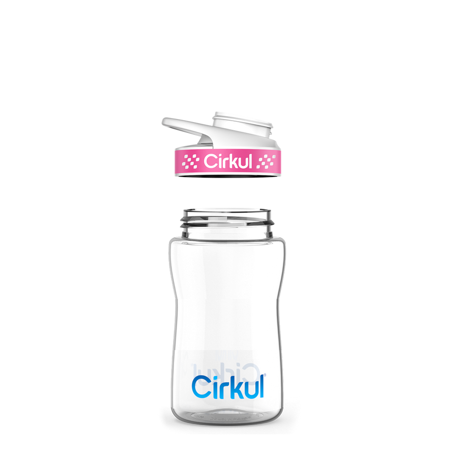 12oz. Plastic Bottle & Comfort Grip Lid