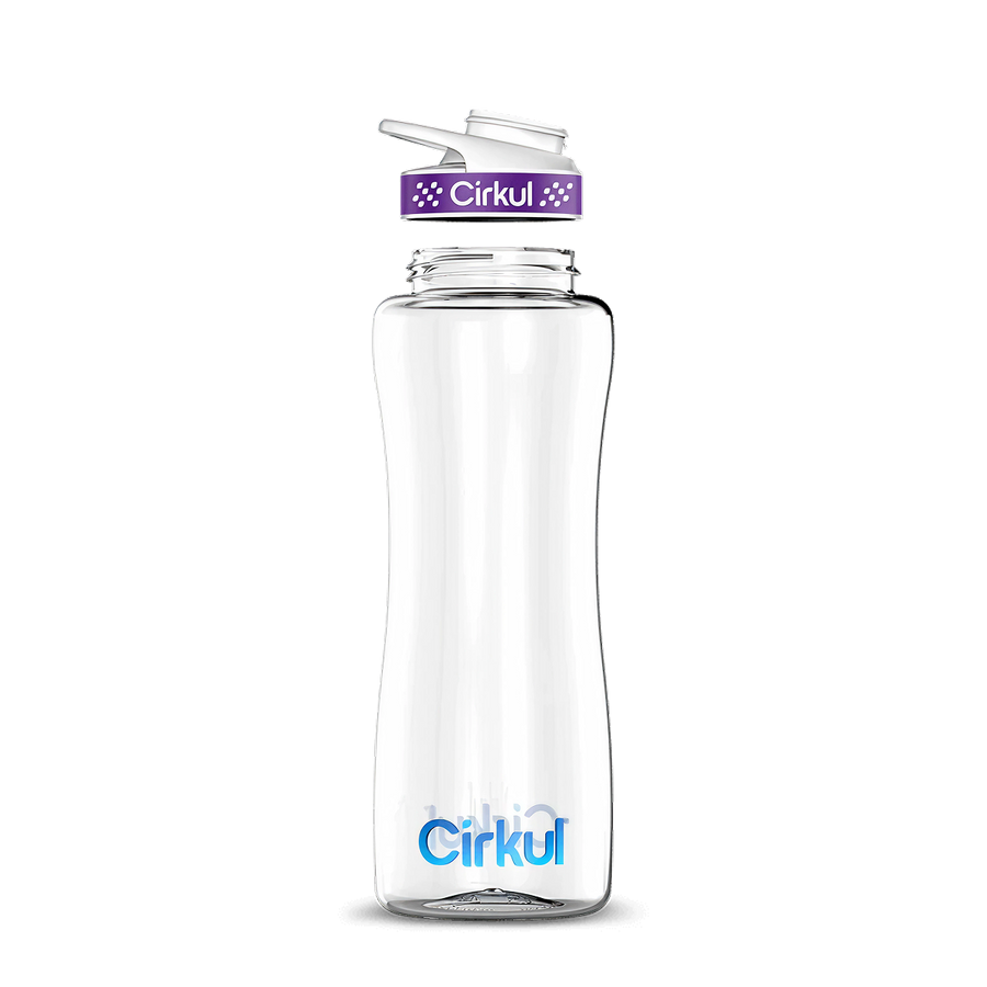 Custom 32oz. Plastic Bottle & Comfort Grip Lid