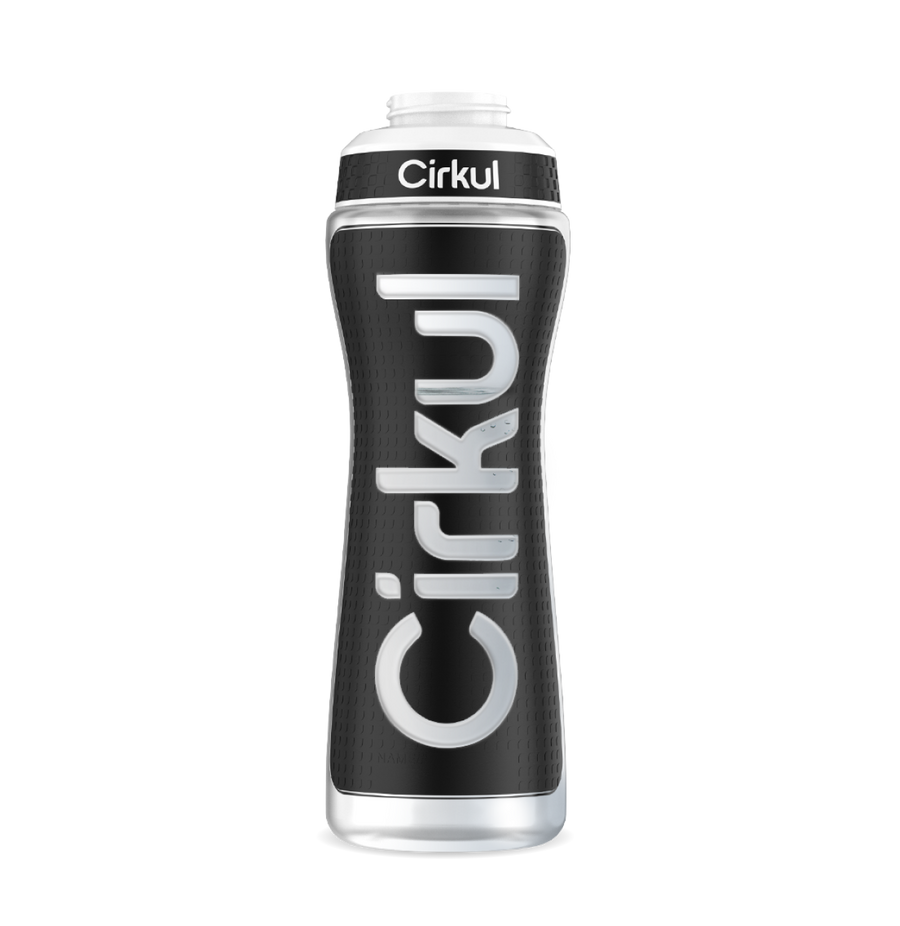 CX: DO NOT USE Limited Edition: 22oz. Black Grip Squeeze Plastic Bottle with Sport Lid