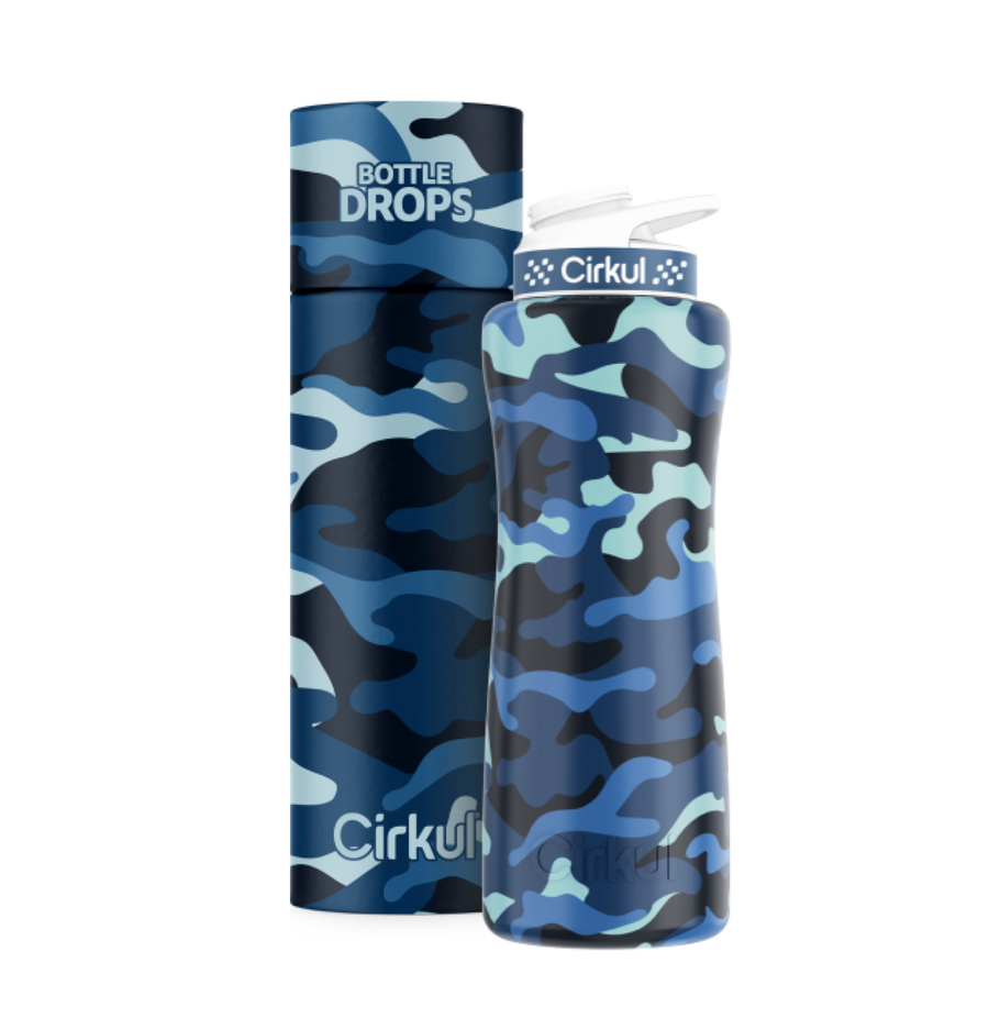 CX: Limited Edition: Ocean Camo 32oz. Stainless Steel Bottle & Lid