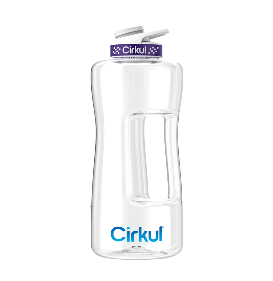 Limited Edition: 62oz. Plastic Bottle & Purple Lid