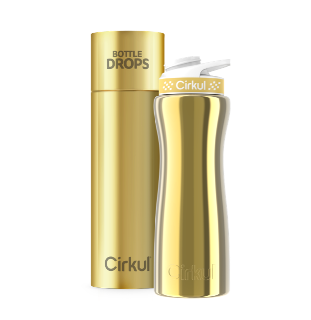 CX: Limited Edition: Gold Chrome 22oz. Stainless Steel Bottle & Lid