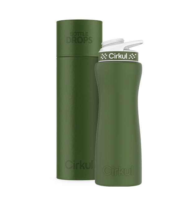 CX: DO NOT USE Limited Edition: Matte Dark Green 22oz. Stainless Steel Bottle & Lid