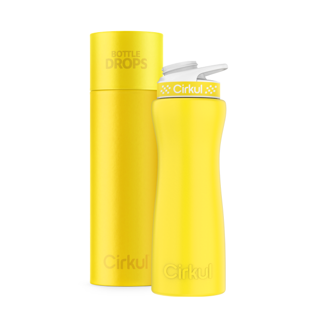 CX: Limited Edition: Matte Yellow 22oz. Stainless Steel Bottle & Lid
