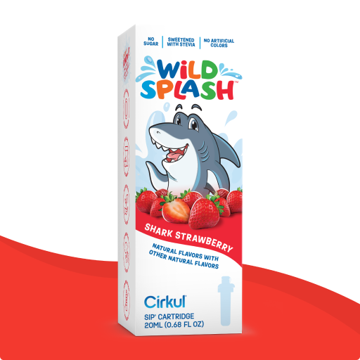 Sip Flavor: Wild Splash Shark Strawberry